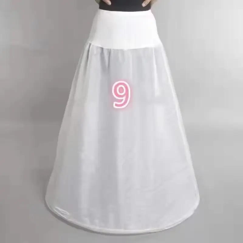 Wholesale Factory Direct Fishtail All Kinds Of Skirt Hoop Wholesale Boneless Petticoat For Wedding Dress