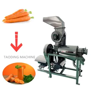 screw extractor juice production line processing machine metal cold press juicer machine make fruit caviar