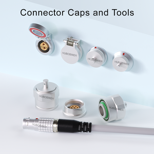 Accessoires de connecteurs <span class=keywords><strong>BFG</strong></span>/BHG/BRF/BRE/BRR : Prises Push-Pull, Boîtiers en acier inoxydable, Capuchons à ressort, Écrous, Outil, Rondelles de mise à la terre - Product Image 1