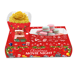 Huancai <span class=keywords><strong>12</strong></span> pièces plateaux <span class=keywords><strong>de</strong></span> collation <span class=keywords><strong>de</strong></span> noël pop-corn bonbons porte-boisson papier boîtes en carton pour <span class=keywords><strong>film</strong></span> nuit fournitures <span class=keywords><strong>de</strong></span> fête <span class=keywords><strong>de</strong></span> noël - Product Image 5