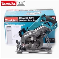 Scie circulaire sans fil Makita RS001GZ RS002GZ 40V Max XGT à poignée arrière, outil électrique pour la coupe du bois