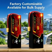 Batterie de drone 3S 4S 6S 8S 12S 22500mAh, cellule lithium haute tension, batterie Lipo haute tension pour applications environnementales