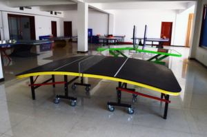 <span class=keywords><strong>Table</strong></span> de football et de tennis de <span class=keywords><strong>table</strong></span> pliable en bois et acier, imperméable, durable, écologique, avec roues mobiles, pour usage extérieur/intérieur C-TOP - Product Image 5