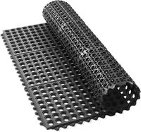 Tapis de sol marin en caoutchouc robuste anti-fatigue, anti-huile et emboîtable pour pont de bateau