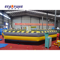 Jeux mécaniques gonflables à prix avantageux pour adultes et enfants, jeu de défis Meltdown, jeu d'obstacles gonflable, jeu debout gonflable