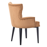 Muestra Gratuita, Venta al por Mayor en Alibaba, Sillas de Comedor de Terciopelo Nórdico de Diseño Italiano Moderno y Lujoso para Restaurante