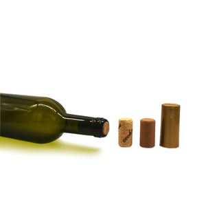 Bouteilles de vin en verre dépoli rondes de 750 ml, ambre vert, avec bouchon en liège, impression de logo personnalisée pour le stockage du vin rouge - Vente en gros - Product Image 5