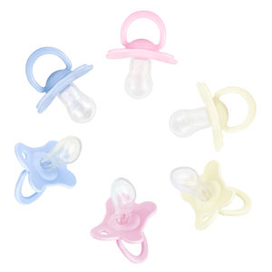 Jouet de dentition en <span class=keywords><strong>silicone</strong></span> Design symétrique Sucettes légères et ventilées en <span class=keywords><strong>silicone</strong></span> pour bébés <span class=keywords><strong>ou</strong></span> bébés âgés de 6 mois et plus - Product Image 1