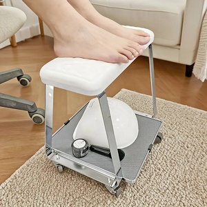 Z Movable Pedicure Foot Rest with Nail <b>Tool</b> Tray for Foot Care Massage Adjustable Nail Spa Foot Rest Stand with Pu <b>Leather</b> - Product Image 1