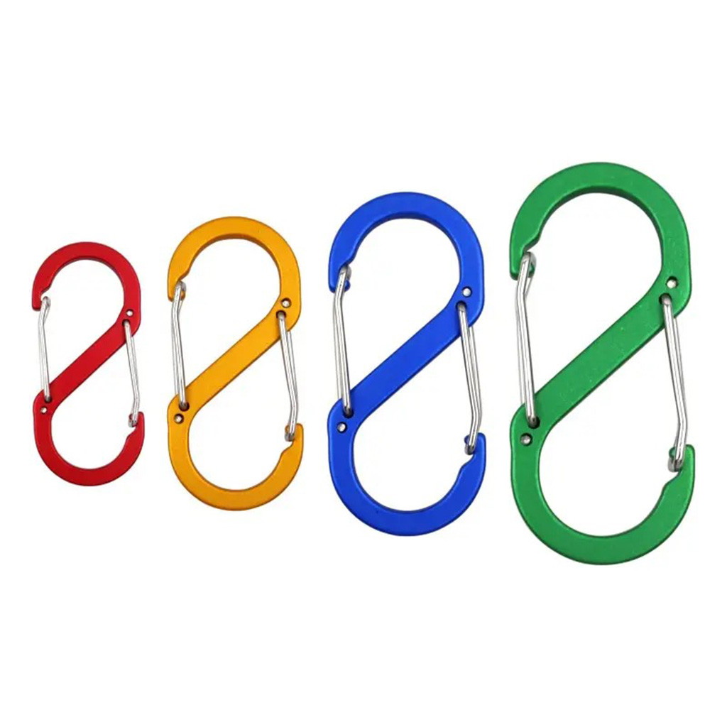 2022 дешевый цветной карабин 4 #5 #7 # на заказ, карабин, крючок, алюминиевый карабин в форме мини, карабин