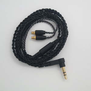 Cable trenzado para auriculares A2DC, conector macho de 3,5mm a doble conector, repuesto para E40 E50 E70 L200 L300 - Product Image 1