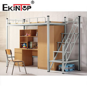 Ekintop - Nuevo Diseño Popular de <span class=keywords><strong>Litera</strong></span> para Estudiantes <span class=keywords><strong>con</strong></span> <span class=keywords><strong>Escritorio</strong></span> <span class=keywords><strong>Debajo</strong></span>, Cama Alta de Madera <span class=keywords><strong>con</strong></span> <span class=keywords><strong>Escritorio</strong></span> - Product Image 3
