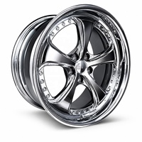 Velg Tempa Dua Bagian Mewah Untuk Jaguar F-Type 20 21 Inci Desain Multi Spoke 12,000T Velg Alloy Performa Tinggi VIA