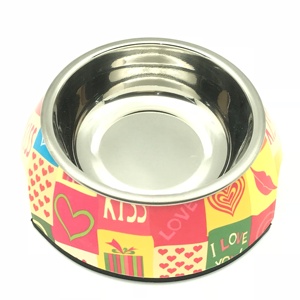 Hot sale factory direct raised dog feeder plastic pet food bowl dog bowl elevated