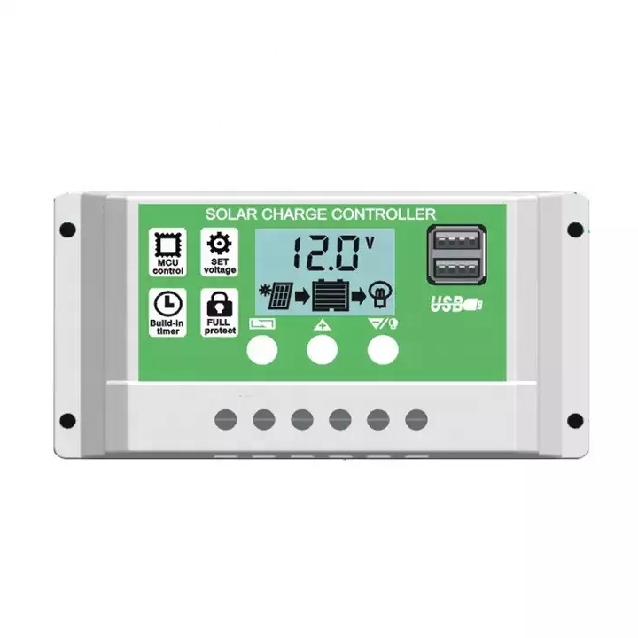 30A 20A 10A <strong>12V</strong> 24V PWM <strong>Solar</strong> Charge Controller <strong>Battery</strong> Charger Regulator for Lead Acid <strong>Battery</strong> Li-ion Lithium <strong>Batteries</strong>