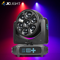 Abeille oeil 7x60w Zoom tête mobile lumière LED faisceau Dj événement Dmx512 Rgbw B-Eye lavage scène lumière