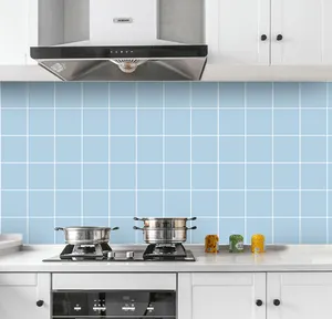 10m reticolo mattone autoadesivo della stanza da bagno impermeabile prova di olio di piastrelle backsplash cucina autoadesivo impermeabile autoadesivo della parete della cucina