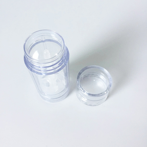 Usine ODM HOT Contenant de déodorant rond à visser transparent de 15 ml - Product Image 6