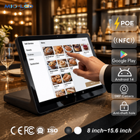 PC de bureau tout-en-un 11 pouces PoE, tablette Android en forme de L 280 Nits, kiosque PC AIO avec WiFi 6 et Bluetooth 5.4