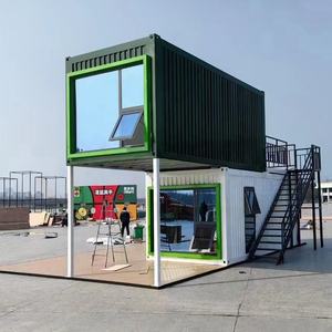 Conteneur de restaurant préfabriqué kiosque de nourriture en plein air salon de coiffure maisons de conteneur d'expédition modifiées pour restaurant préfabriqué - Product Image 1