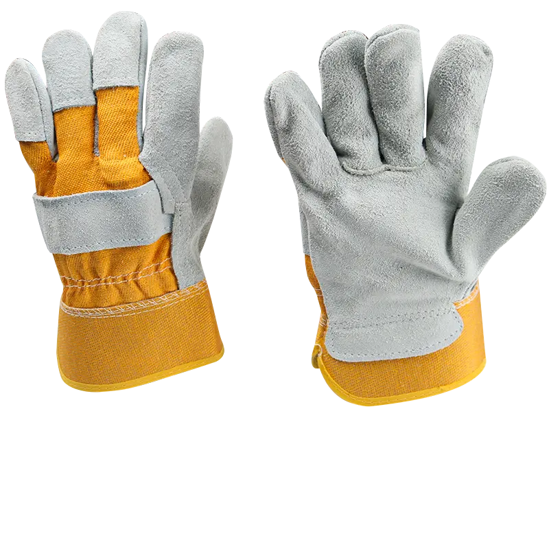Safety Leather Gloves Driving Warehouse Garden Farm Men Women Outdoor Work Gloves