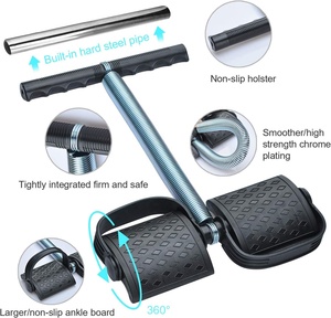 CHENGMO SPORTS Attrezzatura per Palestra Domestica, Corda Elastica per Sit-up, Banda di Resistenza a Pedale di Alta Qualità, Attrezzo per Addominali, Molla per Deadlift - Product Image 3