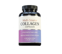 Supplément de capsule de collagène avec de la vitamine C, capsules de collagène