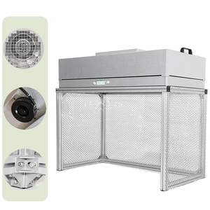 Bàn ghế dự bị di động, gấp chúng tôi EU cắm ISO 5 ffu Fan lọc đơn vị laminar dòng chảy làm việc sạch băng ghế dự bị tủ/ - Product Image 1