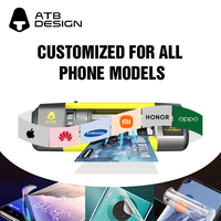 Film Hydrogel TPU en Gros d'Usine 120mm*180mm Mat/Transparent/Confidentialité Ultra-Fin 0.25mm Épaisseur Écran 2D Radian pour Téléphone Portable