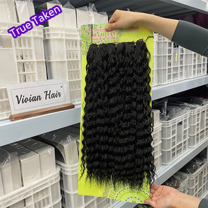 Paquete de Cabello Humano Rizado Linda Curly <span class=keywords><strong>Ariel</strong></span>, Ondulado Húmedo, Sensación Suave, Resistente al Calor, Se Puede Planchar, con Frontal - Product Image 2