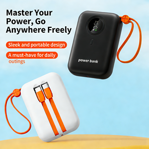 Chargeur portable personnalisé LOGO PD22.5W à charge <span class=keywords><strong>super</strong></span> rapide, batterie externe de grande capacité 10000mAh avec câbles pour cadeau - Product Image 2