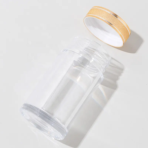 100ml Transparent <b>Plastic</b> <b>Empty</b> <b>Bottles</b> Pill Powder Butter Packaging Container Screw Cap Lip Capsule Vitamin Tablet Supplement - Product Image 2