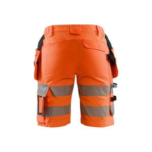 BLAKLADER - 718618115300C48 Women's <b>Hi</b>-<b>Vis</b> shorts with stretch <b>Orange</b> - EAN 7330509867860 <b>HI</b>-<b>VIS</b> WORKWEAR - Product Image 2