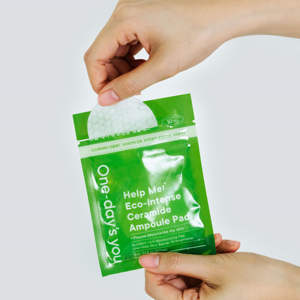 HANDY HELP ME ECO-INTENSE CERAMIDE AMPOULE PAD : Tampon Tonique Hydratant Quotidien pour Apaiser et Hydrater la Peau - Product Image 1