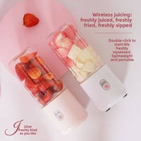 Mixeur portable électrique personnel en acier inoxydable pour jus de fruits, rechargeable par USB, avec 6 lames, pour la maison