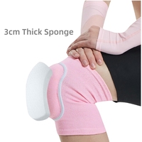 Commandes Mixtes Équipement de Protection Genouillères Souples Respirantes en Nylon pour Volley Danseurs Yoga Lutte Course Cycli