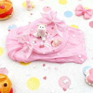 Kit de slime moelleux artisanal de qualité supérieure, pâte à modeler créative au toucher doux pour l'apprentissage et le plaisir des enfants avec décorations brillantes et pailletées - Product Image 5