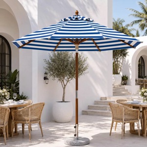 Best Price Large Outdoor Commercial Aluminum <b>Windproof</b> Durable Folding Arm Retractable Patio <b>Umbrella</b> for Hotels Restaurants - Product Image 3