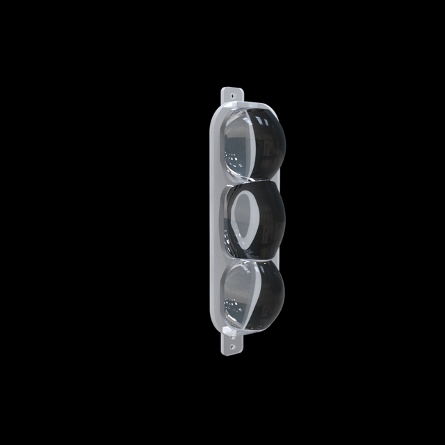 OEM Projector LED Headlight Lens for Electric Bicycle Made of PMMA Plastic Material