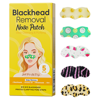 Patchs anti-points noirs pour le nez, marque privée OEM, soin blanchissant pour la peau, 5 patchs/boîte, MOOYAM, patchs nettoyants et exfoliants pour le nez