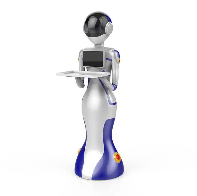 Food Delivery Humanoid Smart Robot for Restaurant Hotel