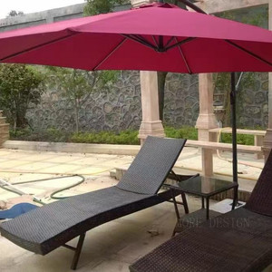 Chaise longue de jardin réglable et inclinable, imperméable, de qualité supérieure, pour la plage, le bord de la piscine, la villa, les <span class=keywords><strong>vacances</strong></span>, la détente - Product Image 3