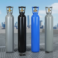 Cilindro de Gas CO2 de 15L para Soldadura, Cilindro de Almacenamiento de Dióxido de Carbono Vacío de Alta Presión