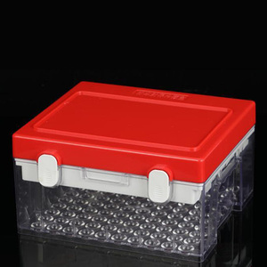 Degao 100 Wells Vacuum Blood Collection Tube Specimen <b>Box</b> Sealed Shockproof <b>Storage</b> Case for Hospital Laboratory Transport - Product Image 6