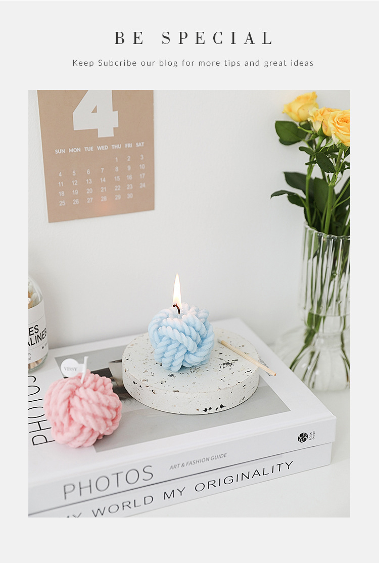 Aromatherapy Cand créatif de boîte-cadeau d'anniversaire de parfum de paraffine de cire de soja flairé par laine sensible en gros de MAISON d'AROME petite 1