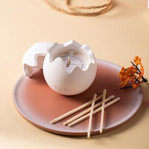 クリエイティブ石膏バースデーエッグシェル香りキャンドルギフトボックスギフト高度感覚エッセンシャルオイル香りカスタマイズ可能 - Product Image 4