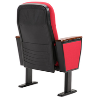 Siège d'amphithéâtre ZOIFUN à conception personnalisable, chaise de cinéma en plastique pour salle de conférence, mobilier de théâtre, chaise d'auditorium d'église avec tablette d'écriture