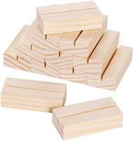 Porte-cartes postales en bois de pin numéros de Table en bois fête Table de mariage nom porte-cartes mémo support pinces support carte bureau.