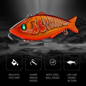 Smart touch — leurre coulant Crankbait wobbler 3D, appât artificiel avec impression de Logo, produit d'usine, VV03, OEM/ODM - Product Image 4