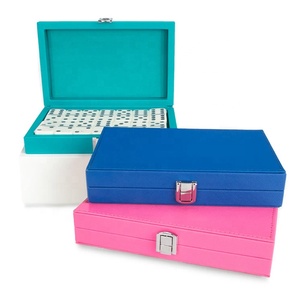 Juego de dominó doble seis personalizado de fábrica Caja de madera de dominó popular para juego de mesa profesional - Product Image 1